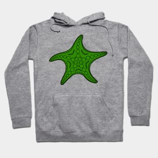 Starfish (black/green) Hoodie